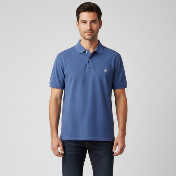 Banana Republic Other - Banana Republic Men's Blue Short Sleeve Polo Shirt Size Medium GUC